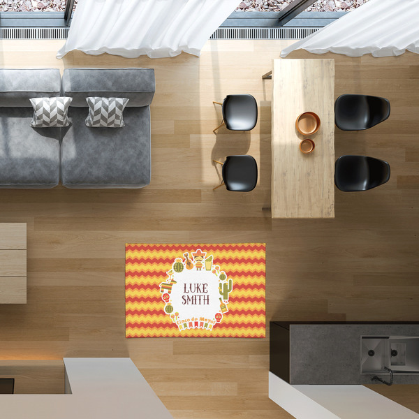 Fiesta - Cinco de Mayo 2'x3' Indoor Area Rugs - IN CONTEXT