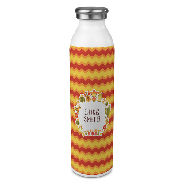 Custom Fiesta - Cinco de Mayo 20oz Stainless Steel Water Bottle - Full Print (Personalized)