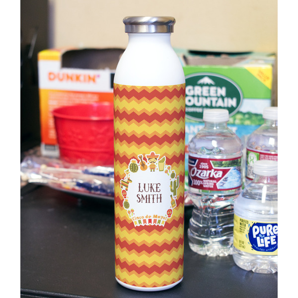 Fiesta - Cinco de Mayo 20oz Water Bottles - Full Print - In Context