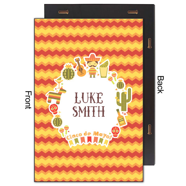 Fiesta - Cinco de Mayo 20x30 Wood Print - Front & Back View