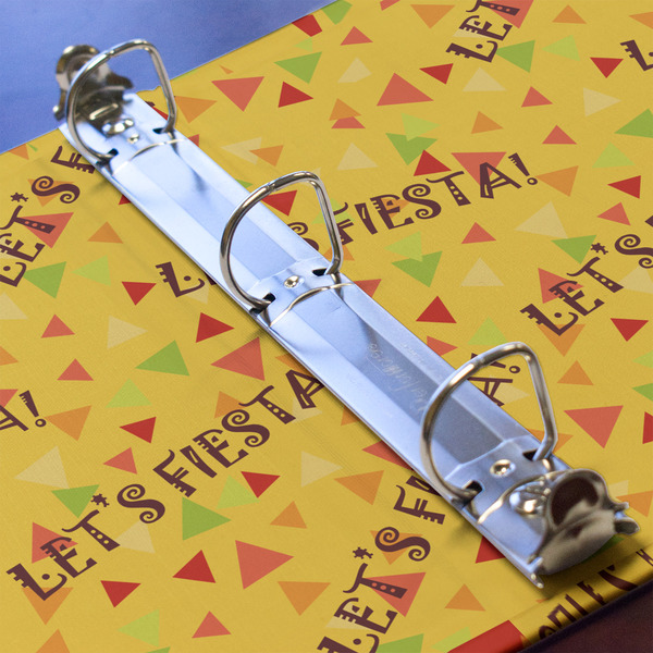 Fiesta - Cinco de Mayo 3 Ring Binders - Full Wrap - 1" - DETAIL