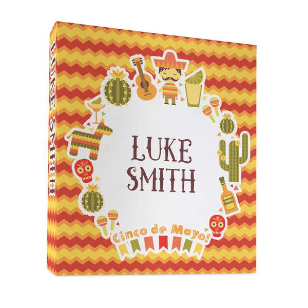Custom Fiesta - Cinco de Mayo 3 Ring Binder - Full Wrap - 1" (Personalized)