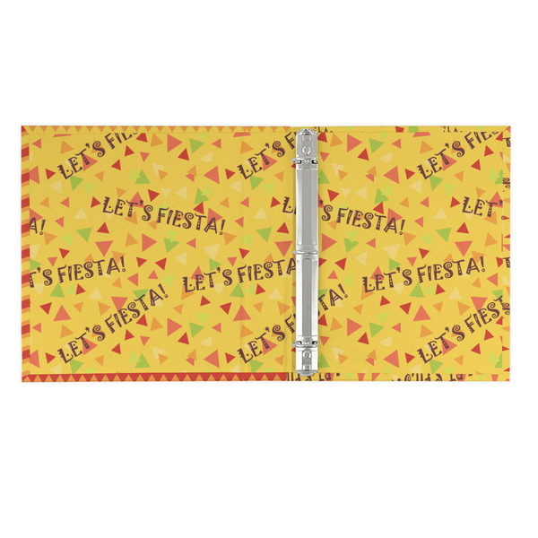 Fiesta - Cinco de Mayo 3 Ring Binders - Full Wrap - 1" - OPEN INSIDE