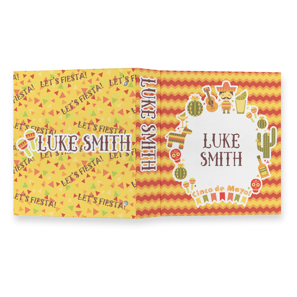 Fiesta - Cinco de Mayo 3 Ring Binders - Full Wrap - 1" - OPEN OUTSIDE