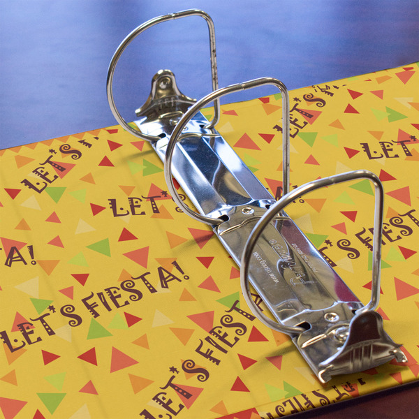 Fiesta - Cinco de Mayo 3 Ring Binders - Full Wrap - 3" - DETAIL