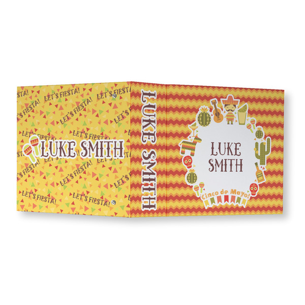 Fiesta - Cinco de Mayo 3 Ring Binders - Full Wrap - 3" - OPEN OUTSIDE