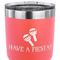 Fiesta - Cinco de Mayo 30 oz Stainless Steel Ringneck Tumbler - Coral - CLOSE UP