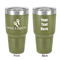 Fiesta - Cinco de Mayo 30 oz Stainless Steel Tumbler - Olive - Double-Sided (Personalized)