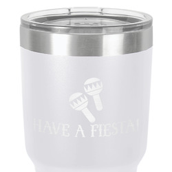 Fiesta - Cinco de Mayo 30 oz Stainless Steel Tumbler - White - Double-Sided (Personalized)