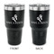 Fiesta - Cinco de Mayo 30 oz Stainless Steel Ringneck Tumblers - Black - Double Sided - APPROVAL