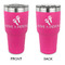 Fiesta - Cinco de Mayo 30 oz Stainless Steel Ringneck Tumblers - Pink - Double Sided - APPROVAL