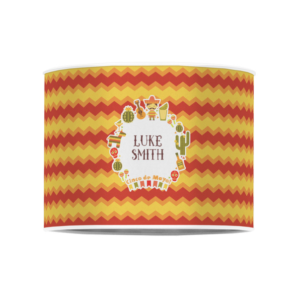 Fiesta - Cinco de Mayo 8" Drum Lampshade - FRONT (Poly Film)