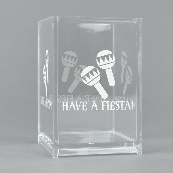 Custom Fiesta - Cinco de Mayo Acrylic Pen Holder (Personalized)