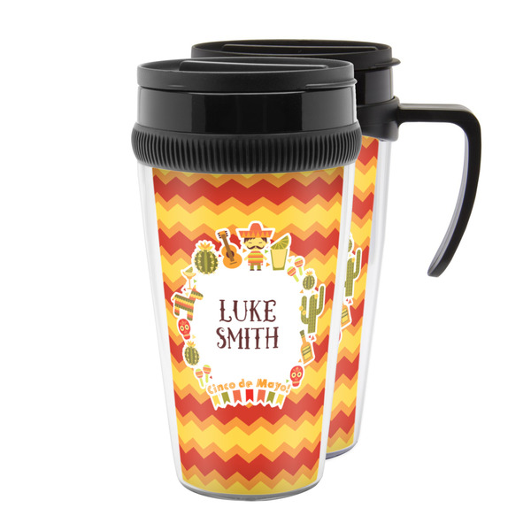 Custom Fiesta - Cinco de Mayo Acrylic Travel Mug (Personalized)