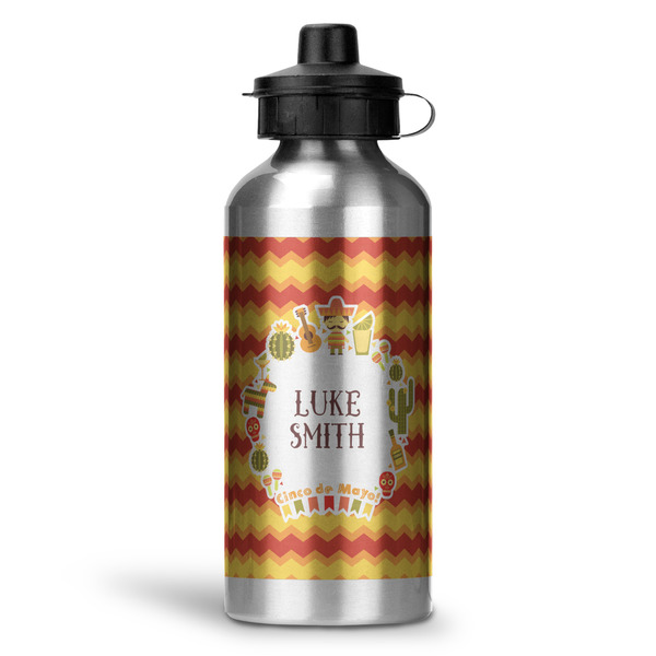 Custom Fiesta - Cinco de Mayo Water Bottles - 20 oz - Aluminum (Personalized)