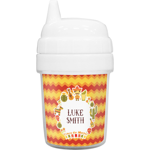 Custom Fiesta - Cinco de Mayo Baby Sippy Cup (Personalized)