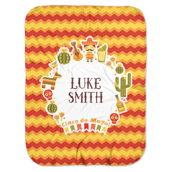Custom Fiesta - Cinco de Mayo Baby Swaddling Blanket (Personalized)