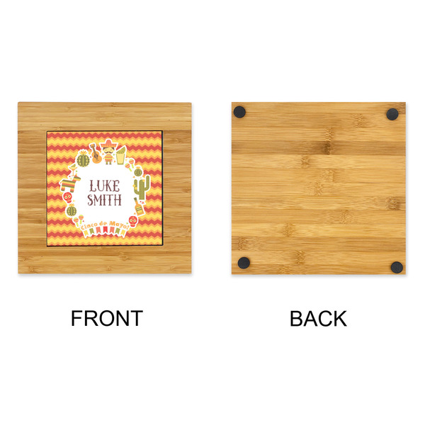 Fiesta - Cinco de Mayo Bamboo Trivet with 6" Tile - APPROVAL