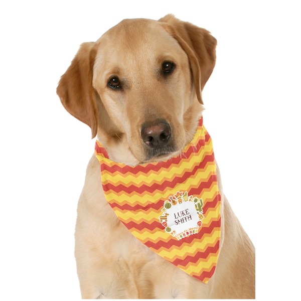 Custom Fiesta - Cinco de Mayo Dog Bandana Scarf w/ Name or Text