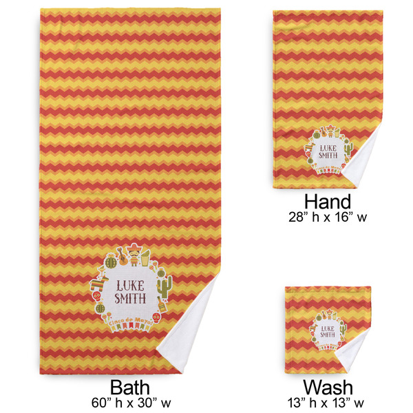 Fiesta - Cinco de Mayo Bath Towel Sets - 3-piece - Approval