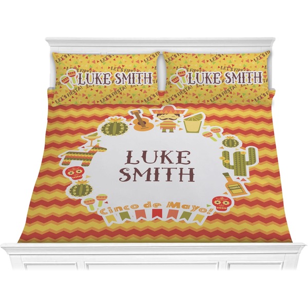 Custom Fiesta - Cinco de Mayo Comforter Set - King (Personalized)
