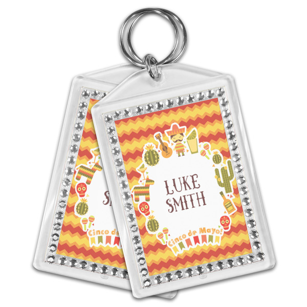 Fiesta - Cinco de Mayo Bling Keychain - MAIN