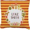 Fiesta - Cinco de Mayo Faux-Linen Throw Pillow 26" (Personalized)