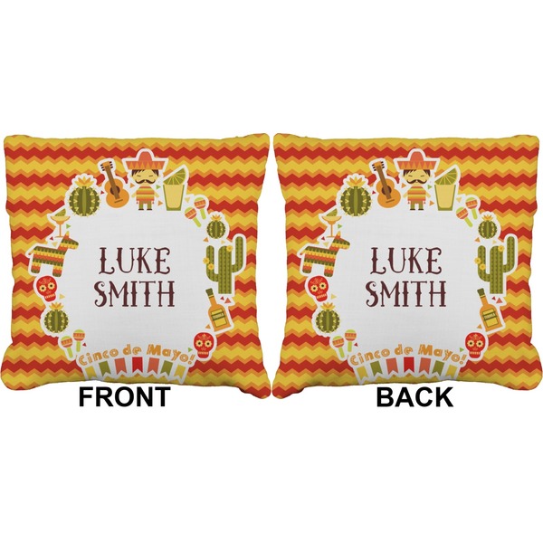 Fiesta - Cinco de Mayo Burlap Pillow Approval