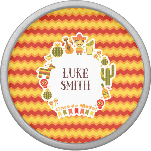 Fiesta - Cinco de Mayo Cabinet Knob - Nickel - Front