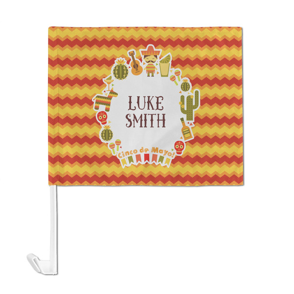 Fiesta - Cinco de Mayo Car Flag - Large - FRONT