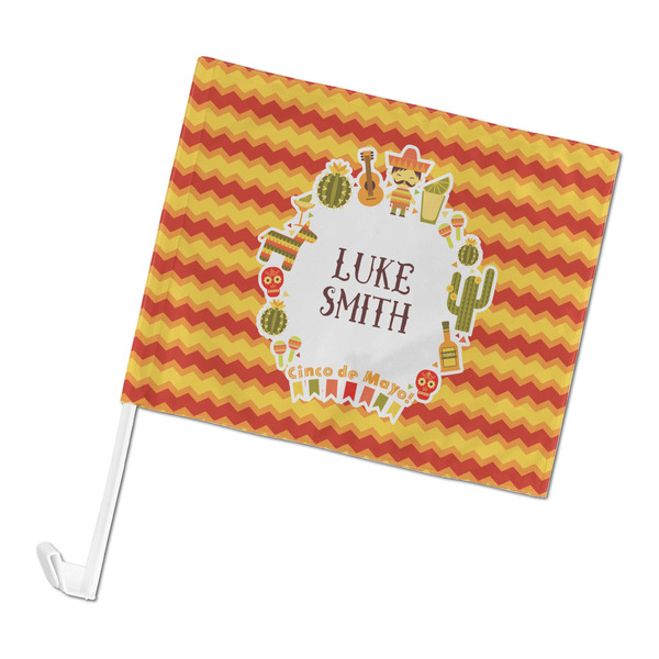 Custom Fiesta - Cinco de Mayo Car Flag - Large (Personalized)