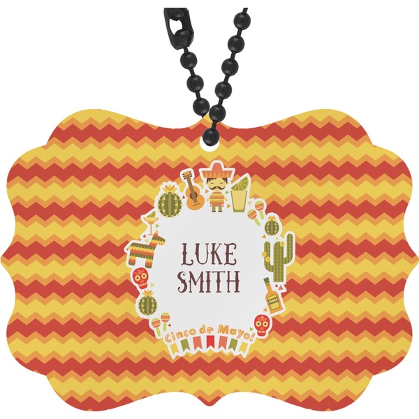 Custom Fiesta - Cinco de Mayo Rear View Mirror Charm (Personalized)