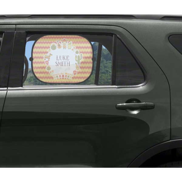 Fiesta - Cinco de Mayo Car Sun Shade Black - In Car Window