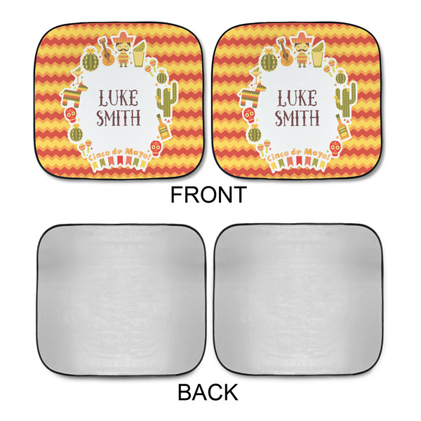 Fiesta - Cinco de Mayo Car Sun Shades - APPROVAL