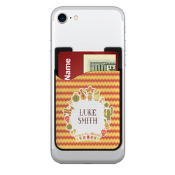 Fiesta - Cinco de Mayo 2-in-1 Cell Phone Credit Card Holder & Screen Cleaner (Personalized)
