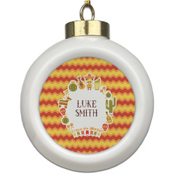 Fiesta - Cinco de Mayo Ceramic Ball Ornament (Personalized)