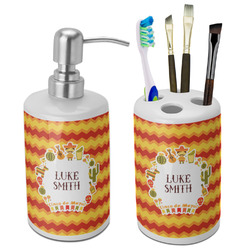 Fiesta - Cinco de Mayo Ceramic Bathroom Accessories Set (Personalized)