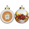 Fiesta - Cinco de Mayo Ceramic Christmas Ornament - Poinsettias (APPROVAL)