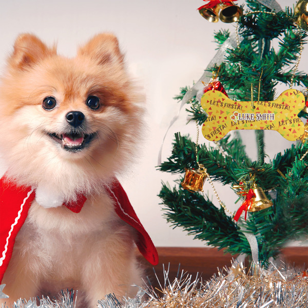 Fiesta - Cinco de Mayo Ceramic Flat Ornament - Bone (LIFESTYLE)