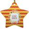 Fiesta - Cinco de Mayo Star Ceramic Ornament w/ Name or Text