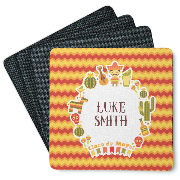 Fiesta - Cinco de Mayo Coaster Rubber Back - Main
