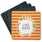 Fiesta - Cinco de Mayo Square Rubber Backed Coasters - Set of 4 (Personalized)
