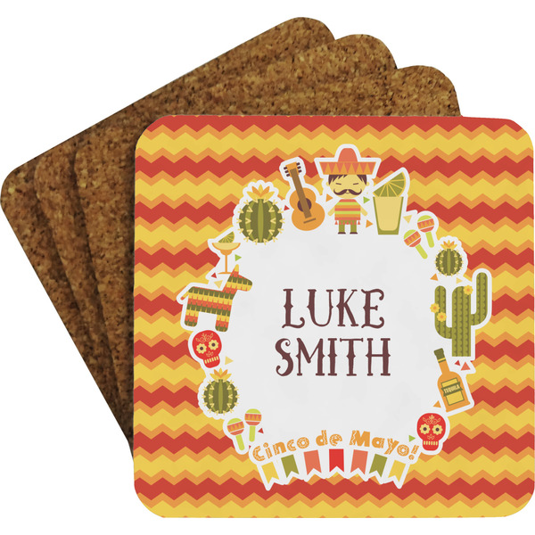 Fiesta - Cinco de Mayo Coaster Set (Personalized)