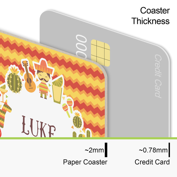 Fiesta - Cinco de Mayo Coaster Thickness