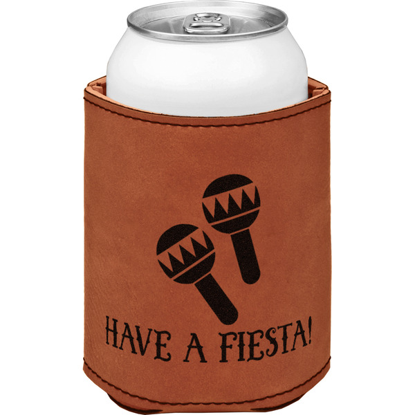 Custom Fiesta - Cinco de Mayo Leatherette Can Sleeve - Double Sided (Personalized)