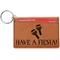 Fiesta - Cinco de Mayo Cognac Leatherette Keychain ID Holders - Front Credit Card