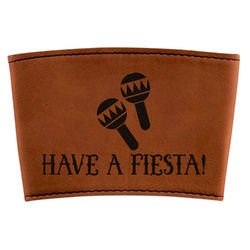 Fiesta - Cinco de Mayo Leatherette Cup Sleeve (Personalized)