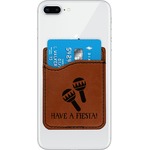 Fiesta - Cinco de Mayo Leatherette Phone Wallet (Personalized)