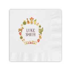 Fiesta - Cinco de Mayo Coined Cocktail Napkins (Personalized)