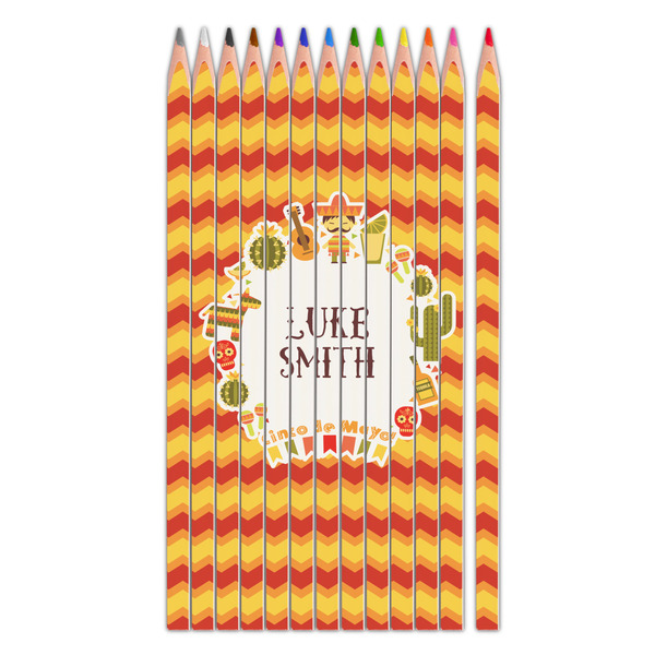 Custom Fiesta - Cinco de Mayo Colored Pencils (Personalized)